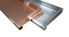 Fensterblech Zink Titanzink Kupfer Ausladung bis 248mm mit Wulst