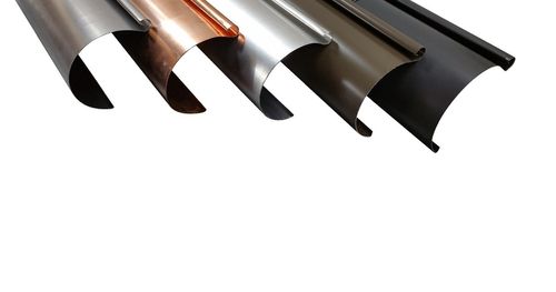Dachrinne Regenrinne Titanzink - Kupfer - Aluminium